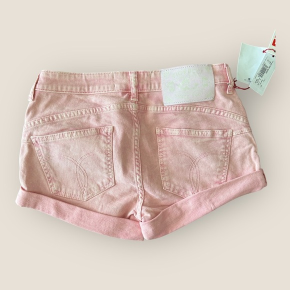Fiorucci | Pink Denim Cuffed Shorts | Size 27 | NWT - Picture 7 of 10